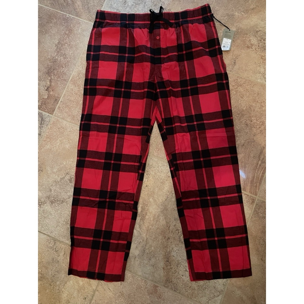 Goodfellow & Co. Men's Plaid Flannel Pajama Pants Size XL (40/42) New with Tags - Picture 1 of 7